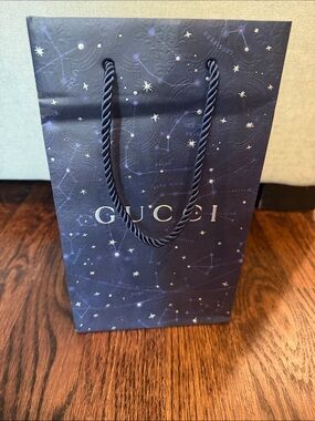 Gucci Navy Star Constellation Bag (147)
